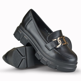 Sapatos femininos negros na plataforma Garii preto 1