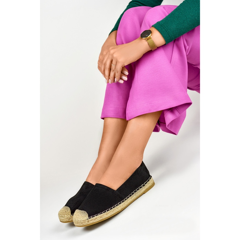 Alpargatas pretas clássicas de mulher preto 1 Alpargatas pretas clássicas de mulher preto 1