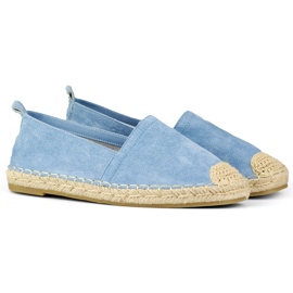 Alpargatas azuis clássicas de mulher azul 1