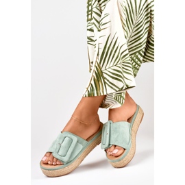 Alpargatas de camurça turquesa de mulher azul 1 Alpargatas de camurça turquesa de mulher azul 1