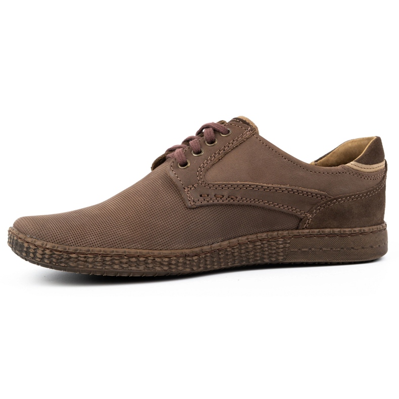 KOMODO Sapatos masculinos casuais 848 marrons marrom 1