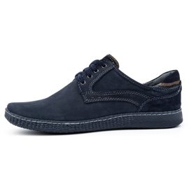 KOMODO Sapatos masculinos casuais 848 azul marinho 1
