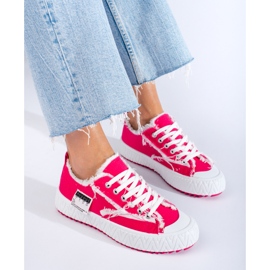 Tênis plataforma fúcsia Shelovet rosa 1