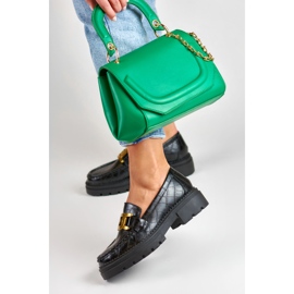 La.Fi Mocassim plataforma preto 2