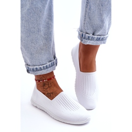 News Tênis sem cadarço feminino branco Lento 4