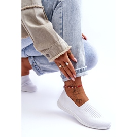 News Tênis sem cadarço feminino branco Lento 2