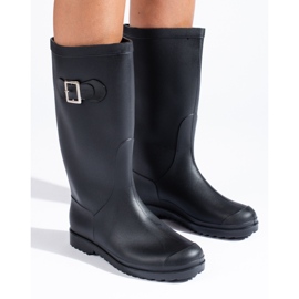 Botas altas de mulher pretas Shelovet preto 1