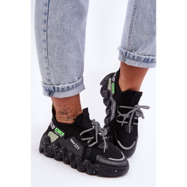 PS1 Tênis sem cadarço fashion preto Evolution 1