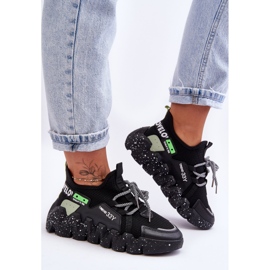 PS1 Tênis sem cadarço fashion preto Evolution 2