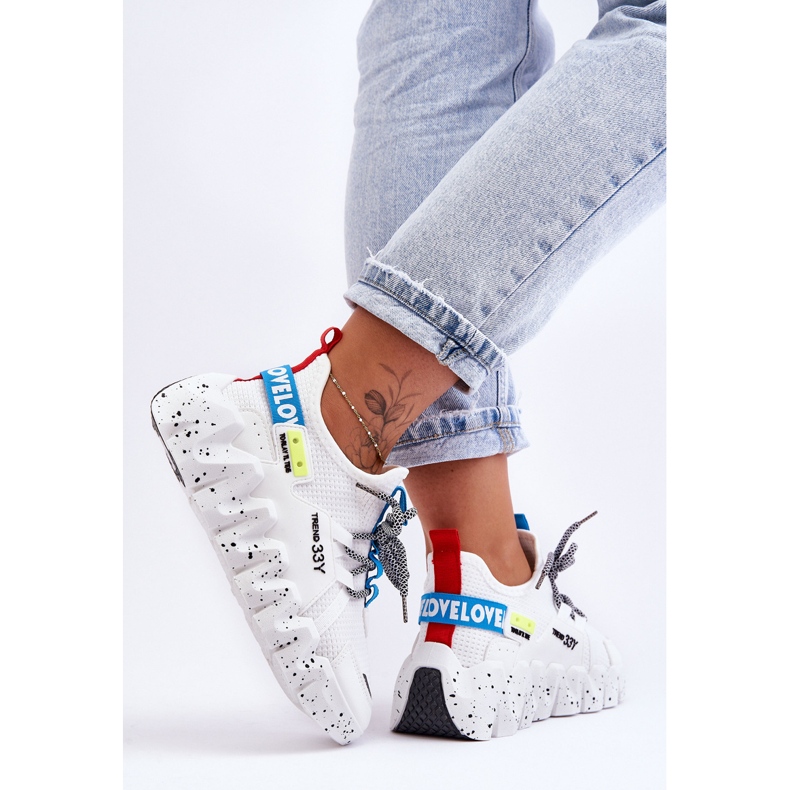 PS1 Tênis sem cadarço da moda White Evolution branco 2