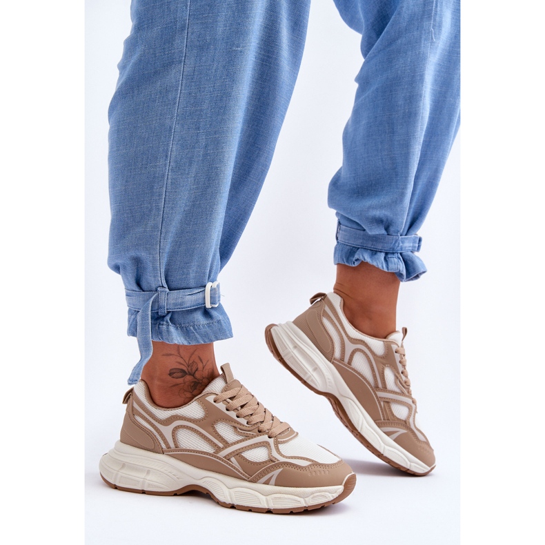 FG2 Calçados esportivos femininos Bege Contiro 1