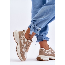 FG2 Calçados esportivos femininos Bege Contiro 2