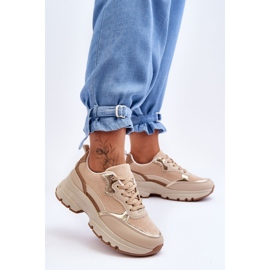 FG2 Ícones de calçados esportivos de plataforma bege com salto baixo 1