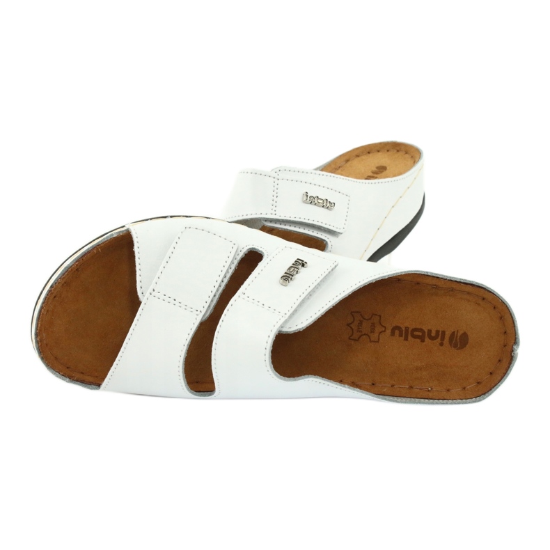 Sapatilhas femininas Inblu 158D107 branco 4
