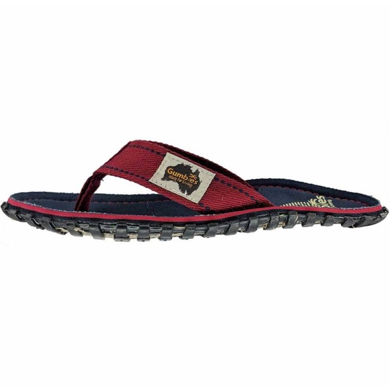 Chinelos Gumbies Islander Navy Coast 708210945547 vermelho 1
