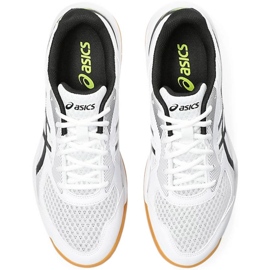 Tênis de vôlei Asics Upcourt 5 M 1071A086 103 branco branco 1
