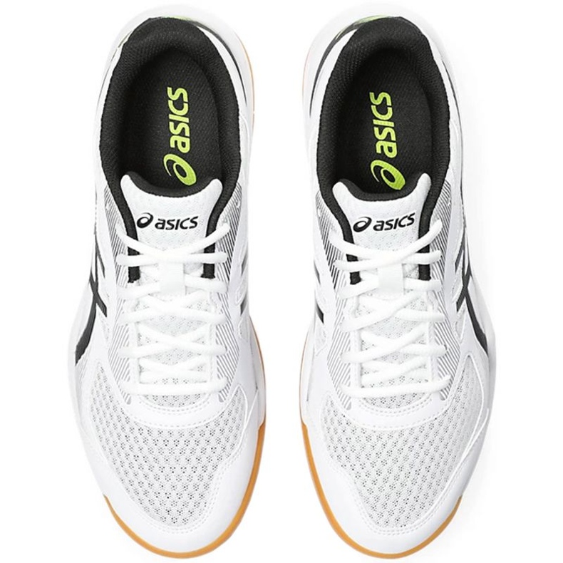 Tênis de vôlei Asics Upcourt 5 M 1071A086 103 branco branco 1