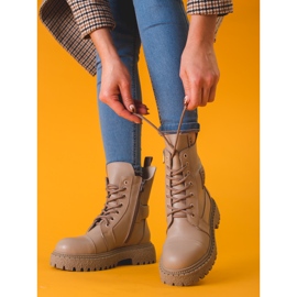 Bolsas femininas de couro Shelovet bege 1