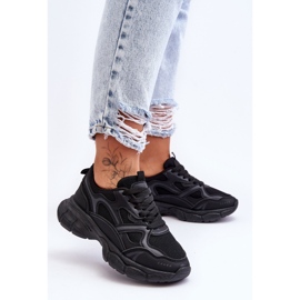 FG2 Sapatos esportivos femininos preto Contiro 1