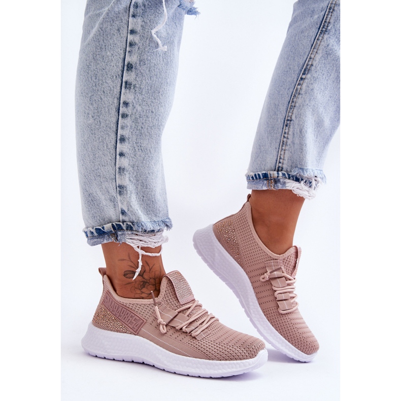 PM1 Sapatos esportivos femininos sem cadarço Rosa Hold Me! 1