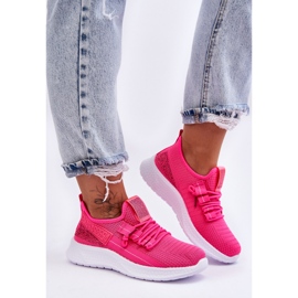 PM1 Sapatos esportivos femininos sem cadarço Neon Pink Hold Me! rosa 6