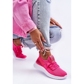 PM1 Sapatos esportivos femininos sem cadarço Neon Pink Hold Me! rosa 7
