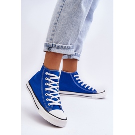 FR1 Tênis clássico feminino High Blue Remos azul 1