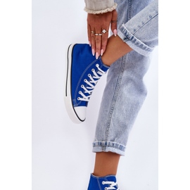FR1 Tênis clássico feminino High Blue Remos azul 2