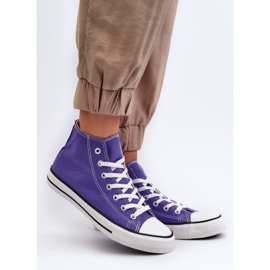 FR1 Tênis clássico feminino de cano alto roxo Remos 1