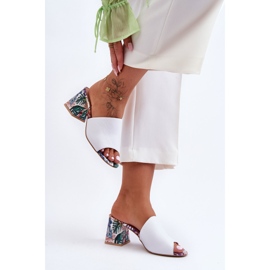 Lewski Shoes Sapatos Leski femininos de salto alto de couro 3209/K branco 2