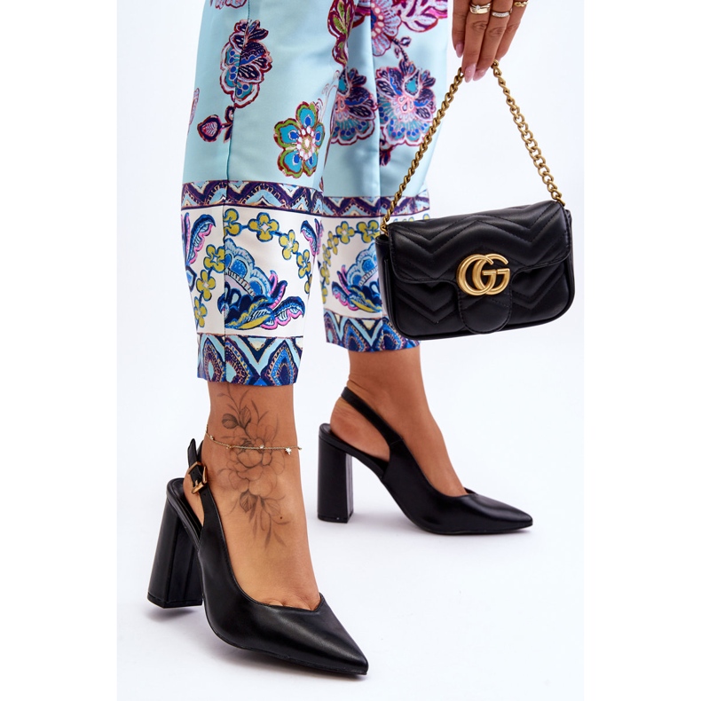 Sapatilha Peep Toe Classic Black My Love preto 1