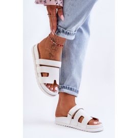 Sandálias Clássicas Femininas Branco Molie 1