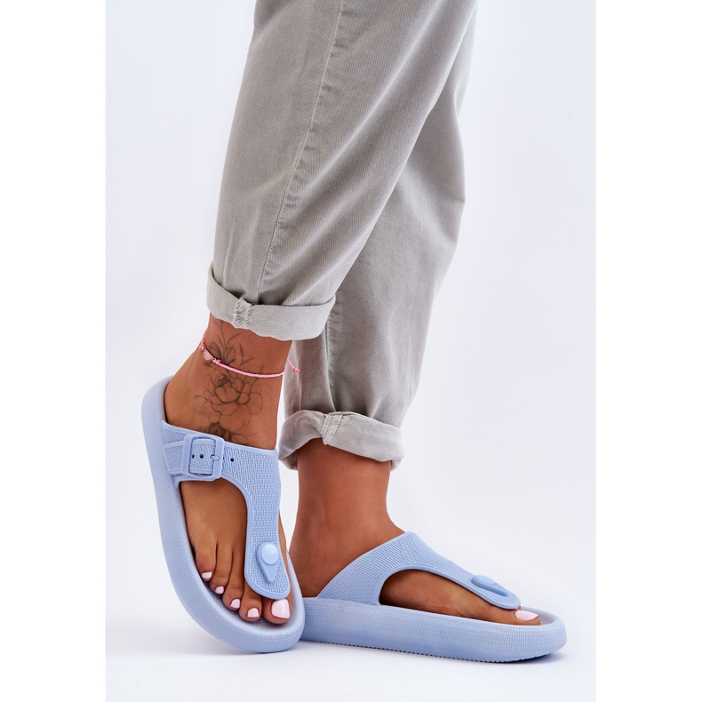 Chinelos femininos de espuma azul Apollo 2 Chinelos femininos de espuma azul Apollo 2