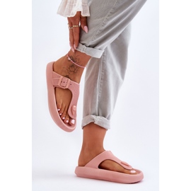 Chinelos femininos de espuma rosa Apollo 1