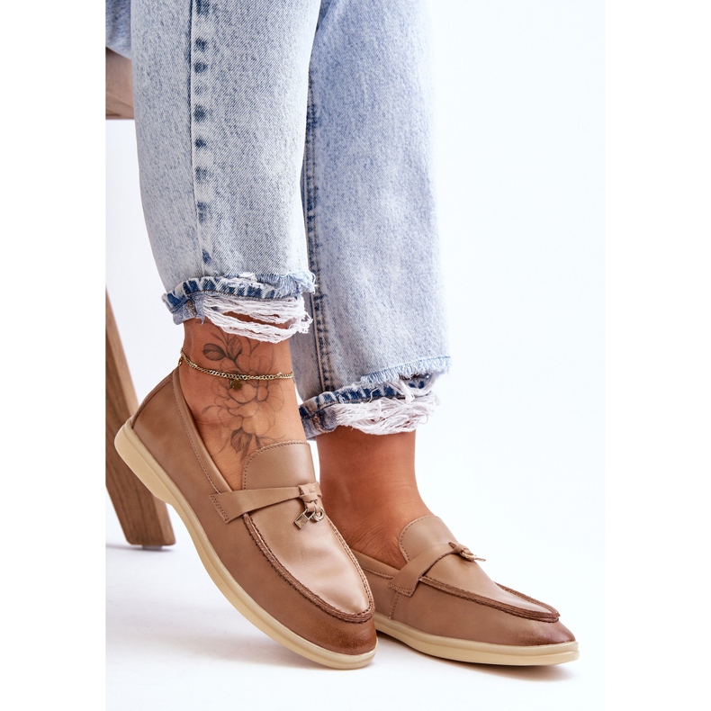 PM1 Mocassim Clássico Feminino Marrom Cortez castanho 1 PM1 Mocassim Clássico Feminino Marrom Cortez castanho 1