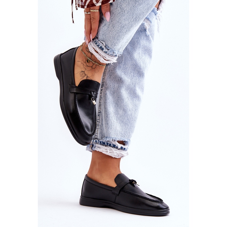 PM1 Mocassim Clássico Feminino Preto Cortez 2 PM1 Mocassim Clássico Feminino Preto Cortez 2