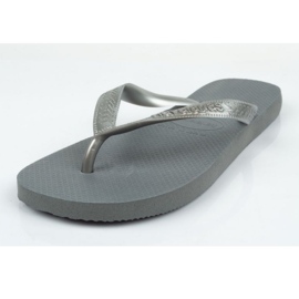 Chinelos Havaianas em Steelgrey prata 1