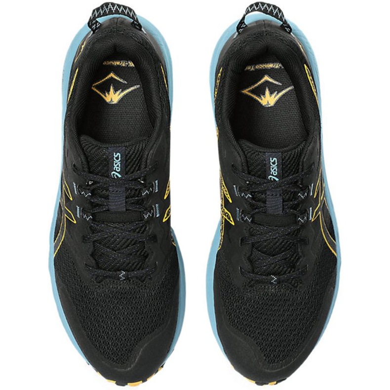 Tênis de corrida Asics Trabuco Terra 2 M 1011B607 001 preto 1