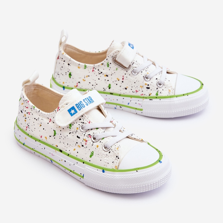 Tênis Infantil com Velcro Big Star LL374062 Branco 1