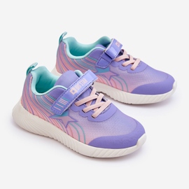Tênis esportivo infantil leve Sistema de espuma viscoelástica Big Star LL374151 Roxo tolet 1