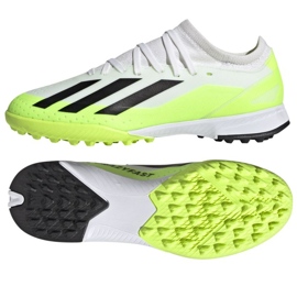 Chuteira Adidas X Crazyfast.3 Tf Jr IE1568 branco branco 1 Chuteira Adidas X Crazyfast.3 Tf Jr IE1568 branco branco 1