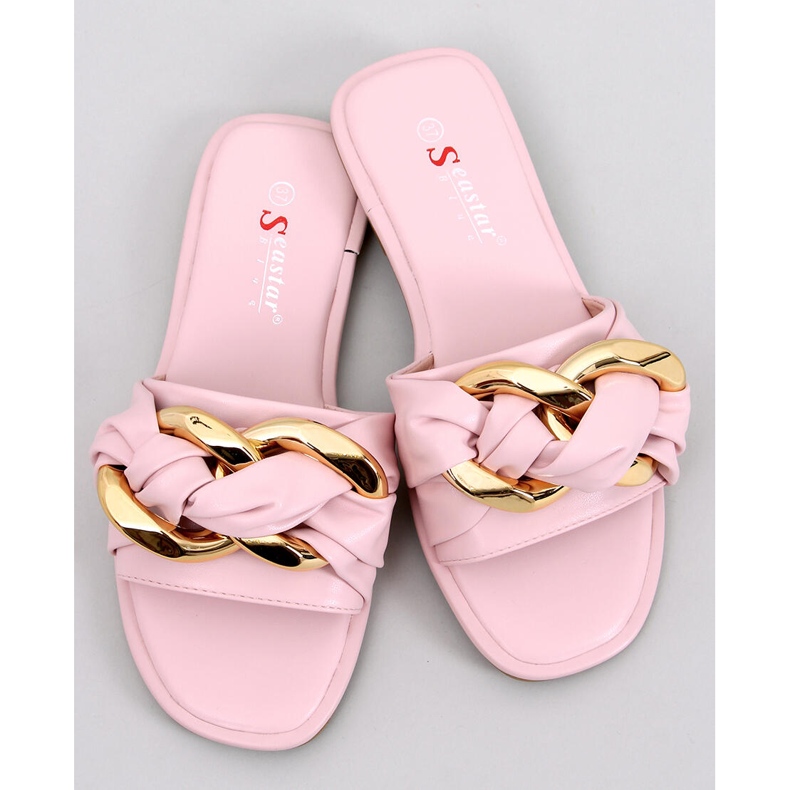 Seastar Tobin Pink slides de corrente rosa 1