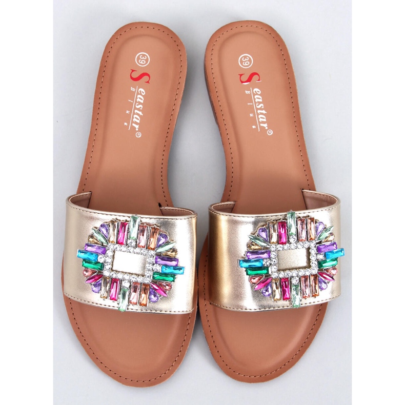 Escorrega de pedra dourada Lowell dourado 1