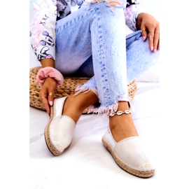 Espadrilhas Clássicas Femininas Big Star JJ274951 Branco-Cinza 4