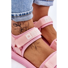 Sandálias esportivas femininas Big Star LL274729 rosa 5