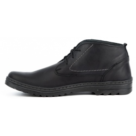 Olivier Sapatos casuais de homem em pele 234GT preto 1
