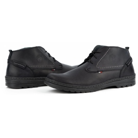 Olivier Sapatos casuais de homem em pele 234GT preto 4