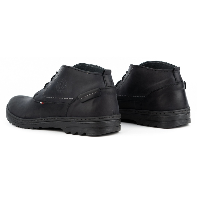 Olivier Sapatos casuais de homem em pele 234GT preto 5