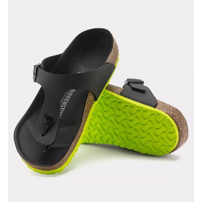 Chinelos Birkenstock Gizeh Bs Jr 1024380 preto 2