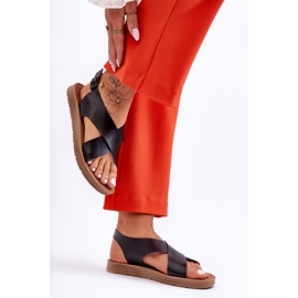 PG1 Sandália Feminina Clássica Leve Preta Lenny preto 2